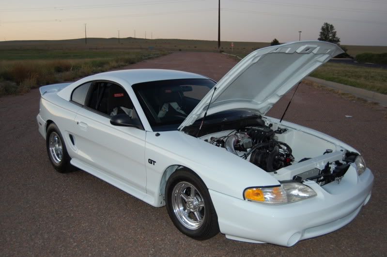 One of the best SN95 Mustang, caged, mini tubbed, built rolling chassis